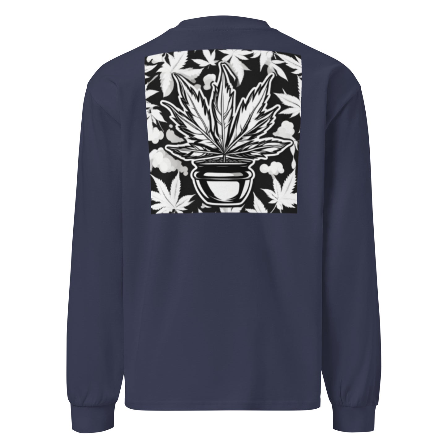 pot in a pot Premium heavyweight long sleeve shirt