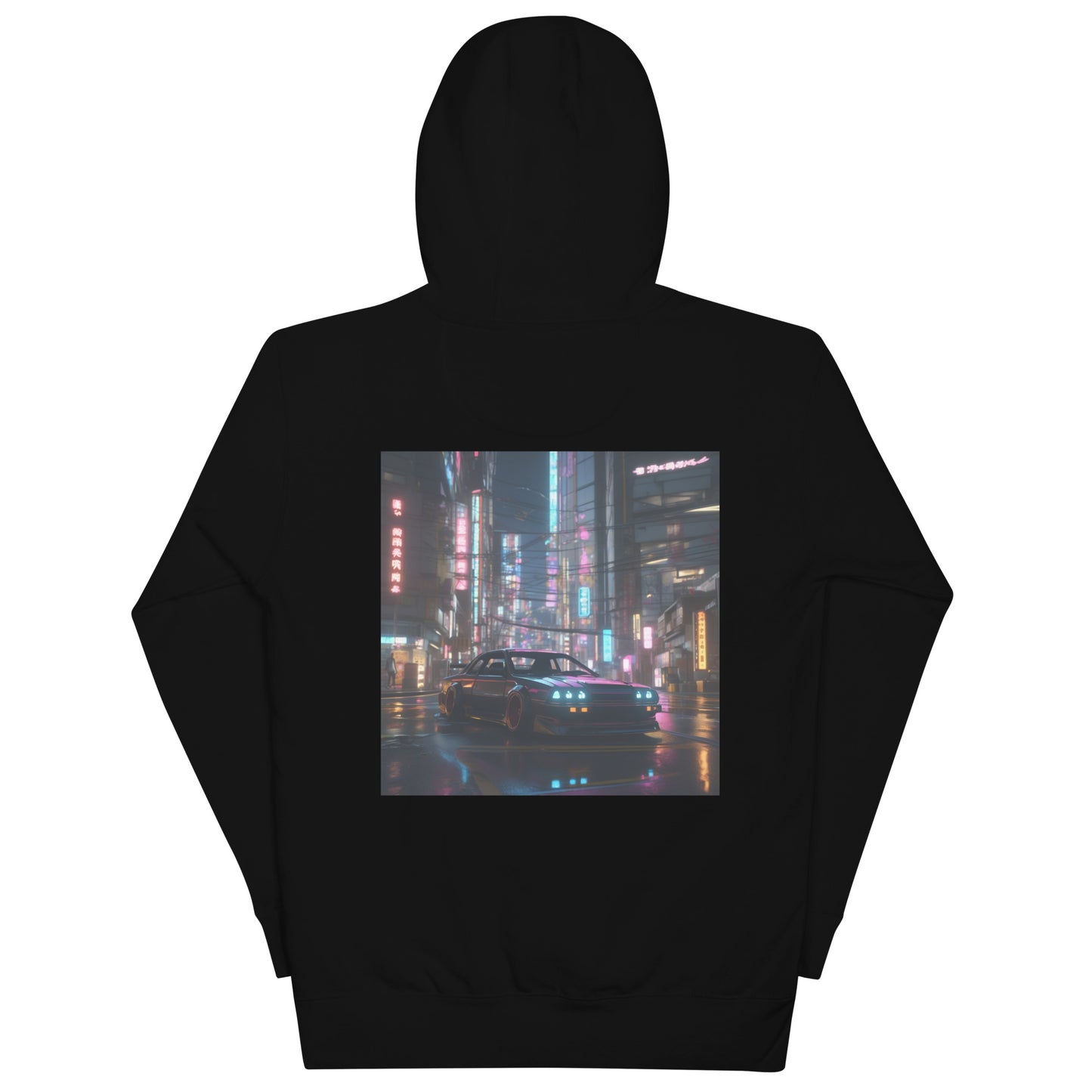 Tokyo night car Unisex Hoodie