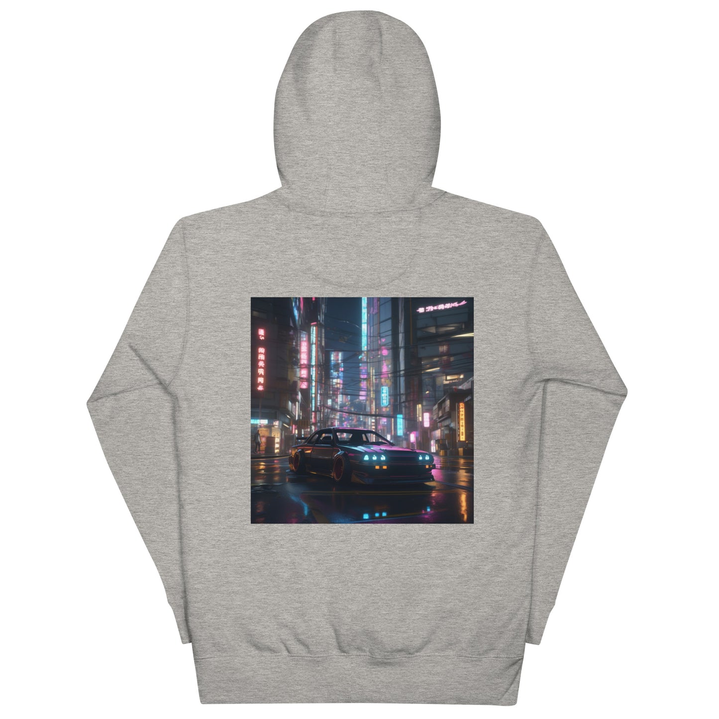 Tokyo night car Unisex Hoodie