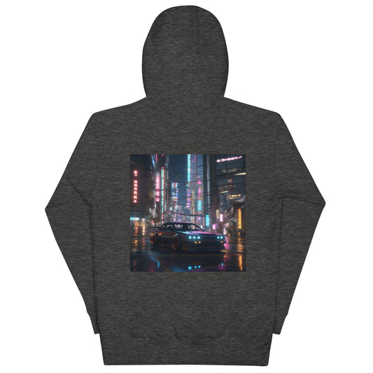 Tokyo night car Unisex Hoodie