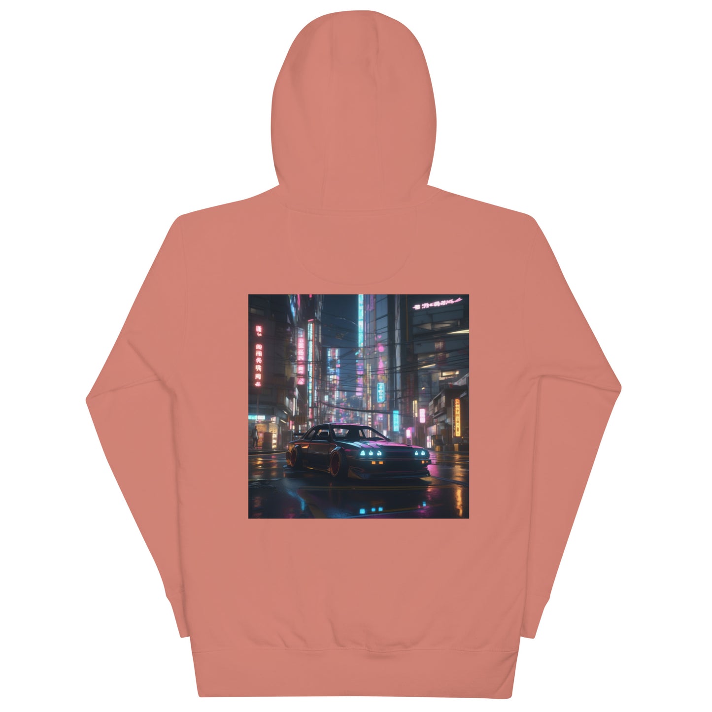 Tokyo night car Unisex Hoodie