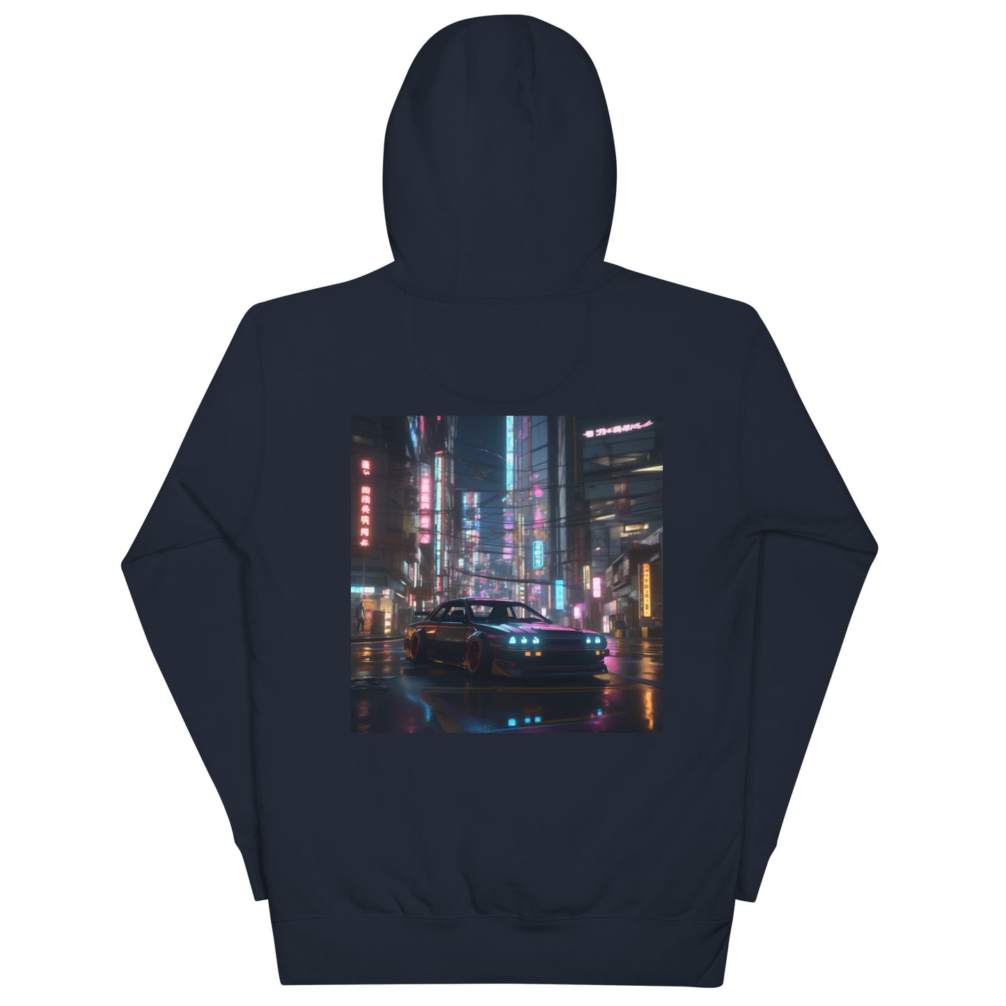 Tokyo night car Unisex Hoodie