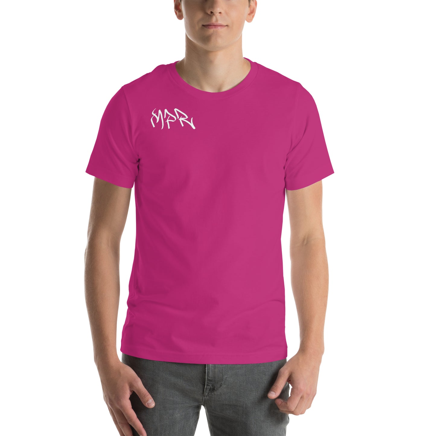 Mpr white Unisex t-shirt