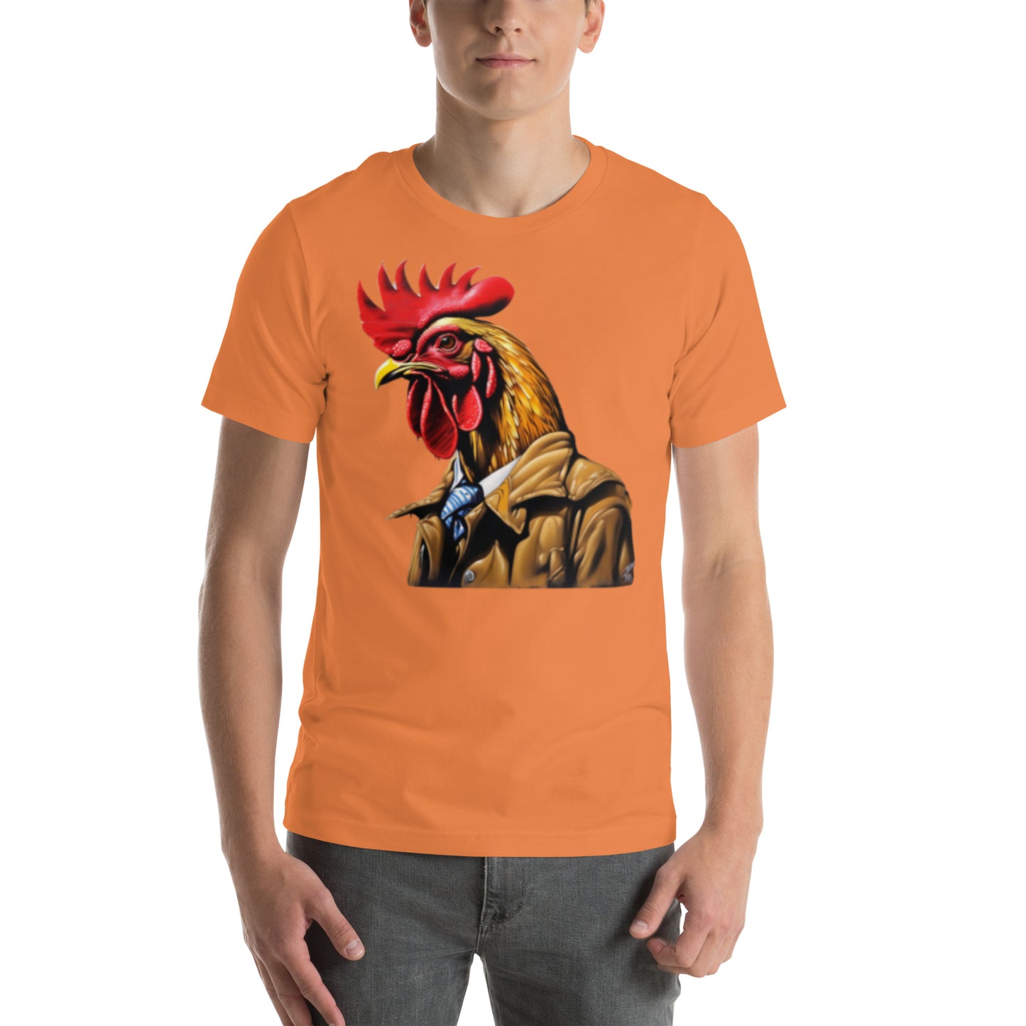 Business chicken Unisex t-shirt