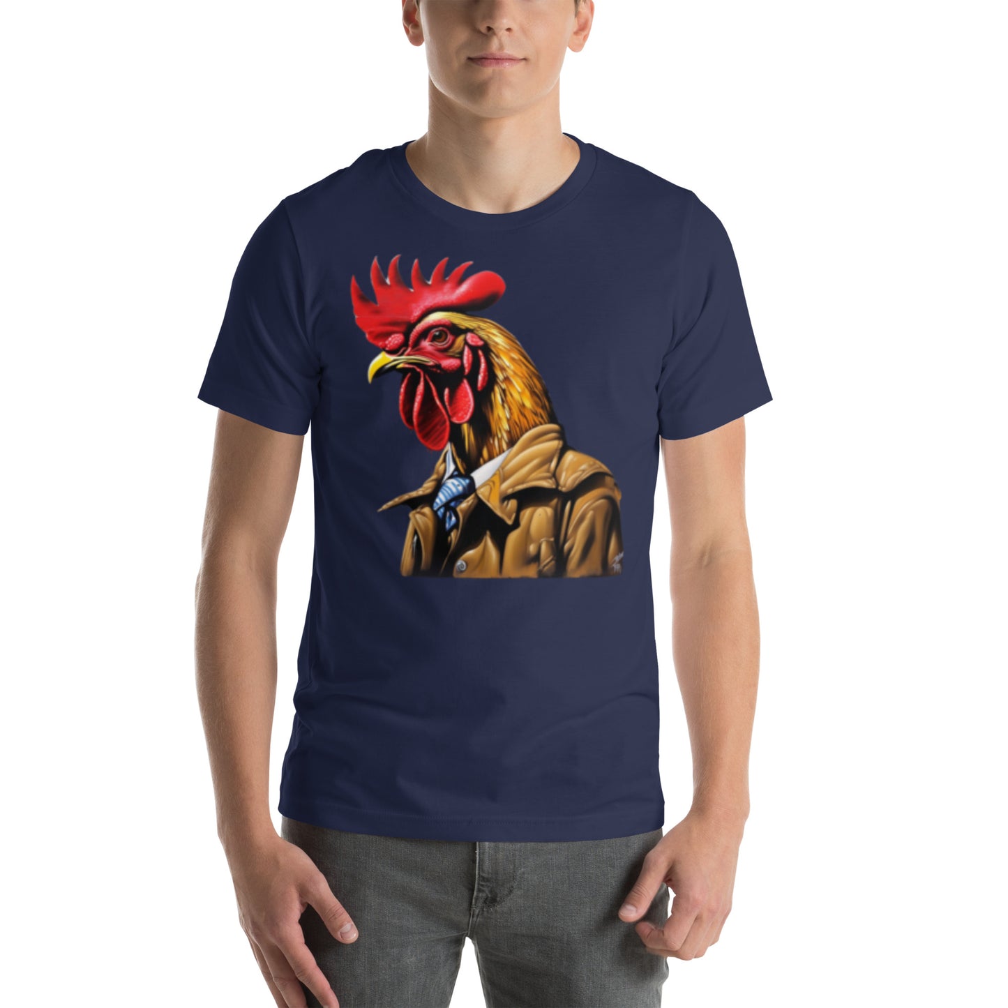 Business chicken Unisex t-shirt